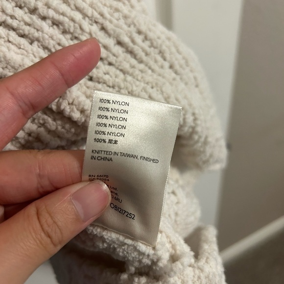 Free People Ivory Be Yours Cowl Neck Knit Sweater - M - Picture 8 of 12